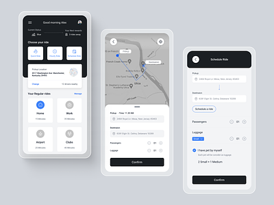 Taxi Booking App booking clean minimal mobile mobile ui ola product design ride ride sharing ride sharing app riding app taxi taxi app taxi booking taxi booking app taxi driver taxi ui uber uber app uber clone