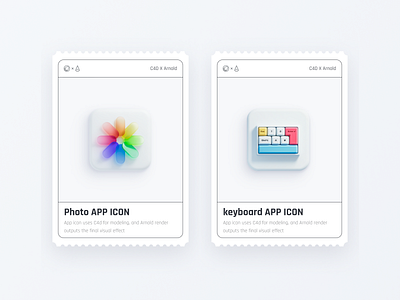 APP ICON card 3d color design icon illustration ui