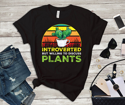 Gardening T-Shirt custom t shirt design design designer etsy garden gardener gardening gardening design gardening t shirt design gearlaunch graphic design illustration logo merch by amazon plant pod redbubble t shirt design typography design unique t shirt design