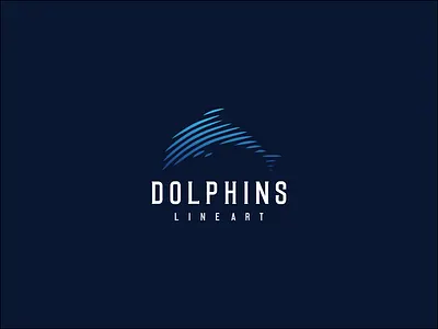 DOLHHINS LINE ART branding design dholphins line art dholphins logo dolphin apparel flat graphic design icon logo typography