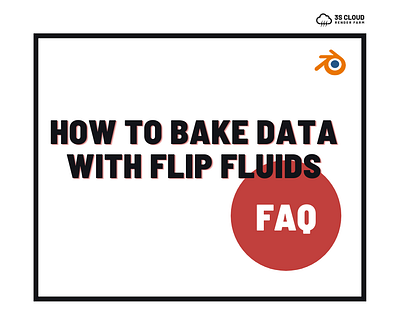 HOW TO BAKE DATA WITH FLIP FLUIDS IN BLENDER 3d animation blender3d cgi renderfarm rendering vfx