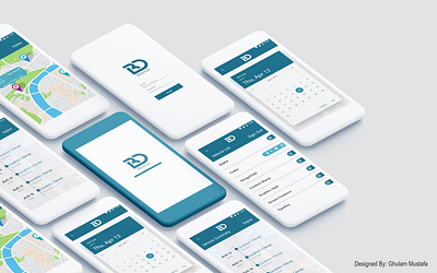 Dejitar | Vehicle Tracking App UI/UX Design app branding design graphic design illustration logo typography ui ux vector