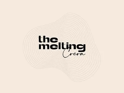 The Melting Cocoa branding design logo logotype typography