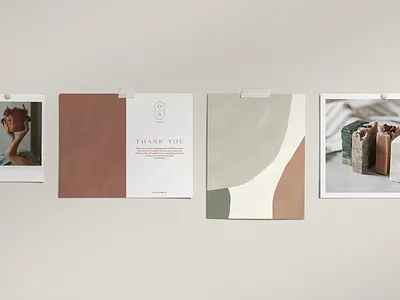 Abstract Organic Shape Texture Moodboard abstract background beige branding brush card design drawn hand modern moodboard painted print sage green shape terracotta texture