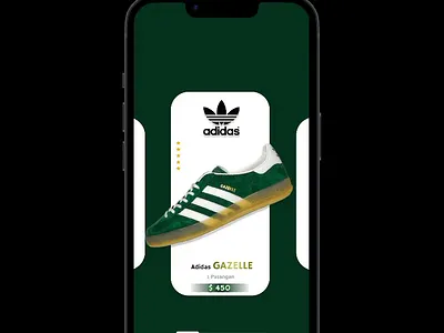 UI Motion Adidas Shoes 3d animation branding graphic design logo motion motion graphics shoes story ui ui kit ui shoes