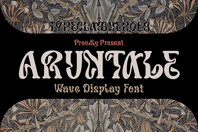 Aruntale Font apparel blackletter bold book cover branding classic decorative display elegant fashion halloween logo font luxury magazine modern social media font typography vintage wave website font