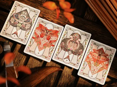 Kite Playing Cards—Illustration