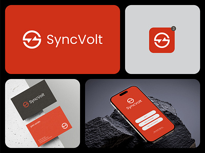 SyncVolt Logo Desing. brand identity branding creative logo electric energyflow icon innovation logo logo design minimal minimalisticlogo powerup sletter slogo smartenergy syncvolt techsync vector voltvibes