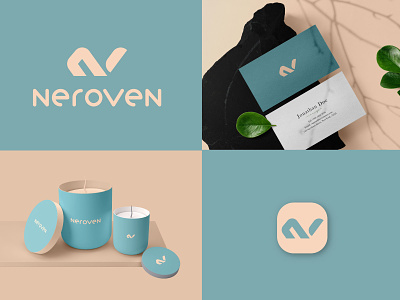 Neroven logo branding custom logo design icon identity lettermark logo logo mark logodesign mark minimal