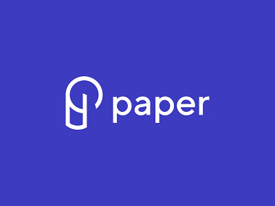 paper app clever icon logo minimal minimalist news paper paper simple