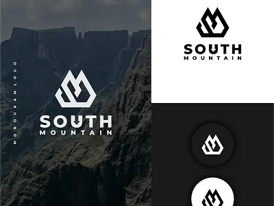 SM Initial Logo branding design graphic design initiallogo logo logotype monogram sminitiallogo symbol vector