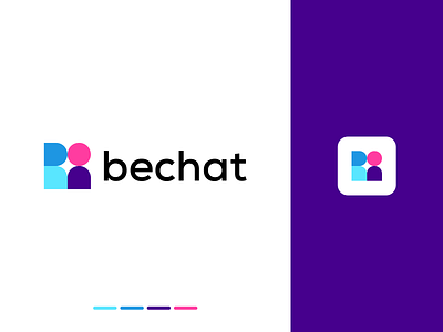 bechat app logo app b logo bechat brand branding chat design graphic design icon illustration logo logo design minimal modern ui