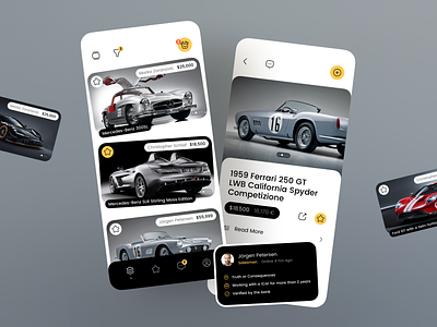 Car Sale App Design app auto buy car clean design driving interface ios mobile modern retro sale ui ux vehicle