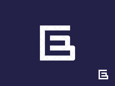 EB Logo be be logo be monogram branding creative design eb eb logo eb monogram icon identity illustration logo logo design logotype minimal monogram negative space typography vector