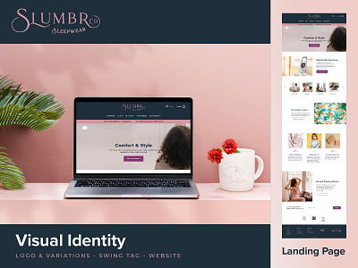 Brand Identity Sleepwear beautiful bedtime branding design graphic design illustrator landing page logo pajamas photoshop pyjamas relax rituals self care sleepwear ui ux web design website xd