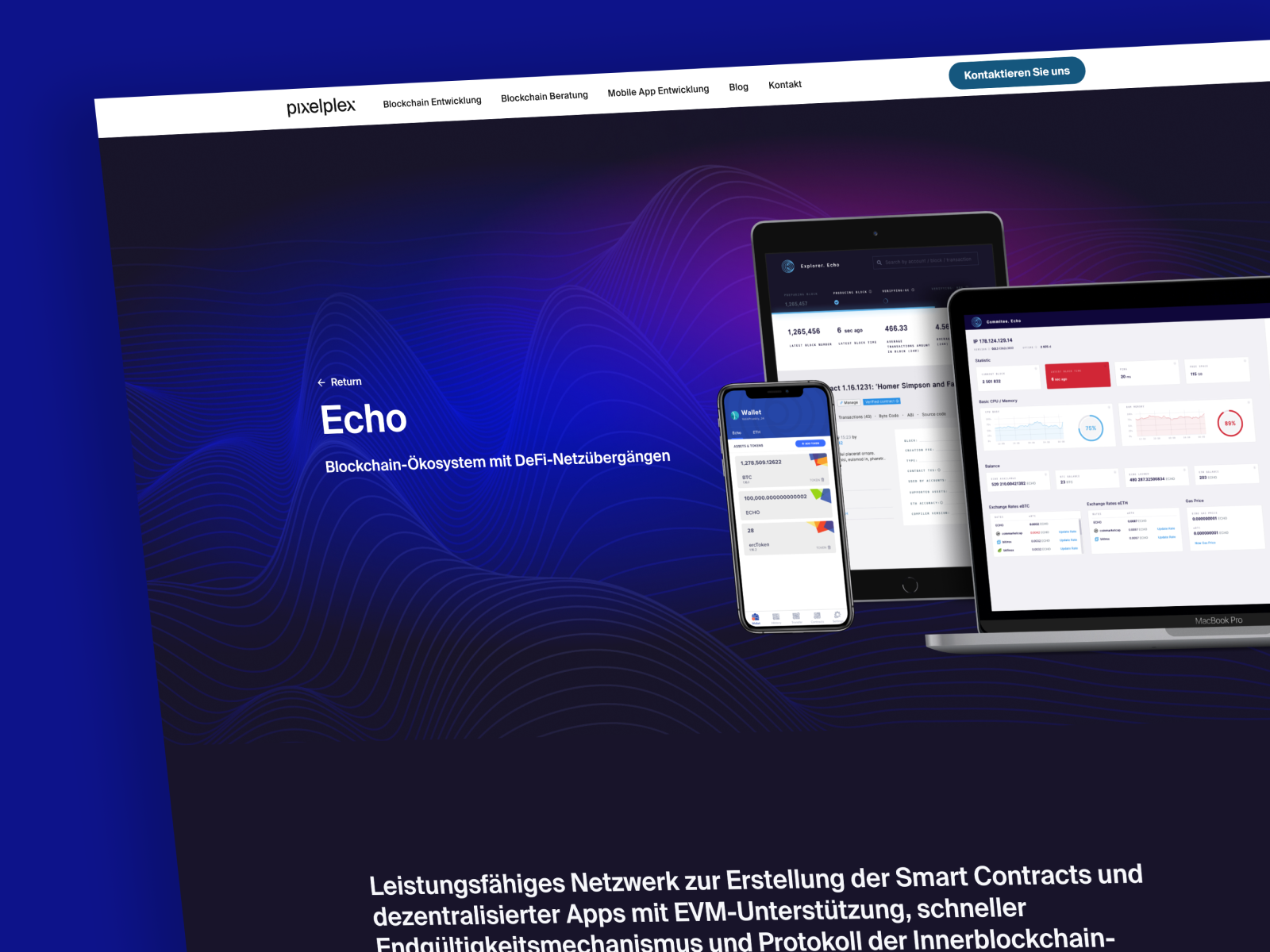 Case Study for Corporate Website — PixelPlex UI case study cases corporate website dark design system development figma minimal portfolio simple swiss theme ui ux design web design website