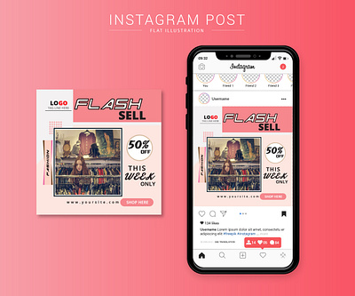 Social Media Post/ Add design add art branding color colors creative design designphotoshop discount file free illustration illustrator marketing media off offer pink post social