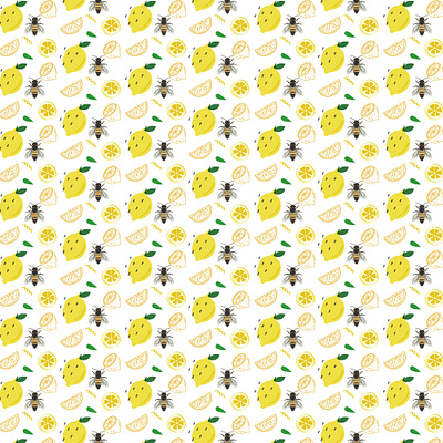 lemon pattern artwork cover design fabric design fabric pattern illustration logodesign pattern