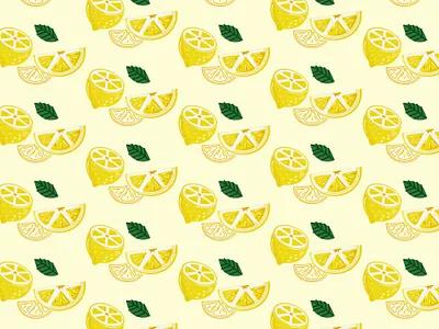 lemon artwork fabric design fabric pattern illustration pattern