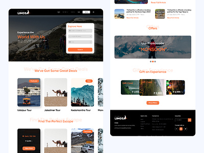 Travel Webpage 2021 design figma travel travellandingpage travelwebpage travelwebsite ui uiux ux