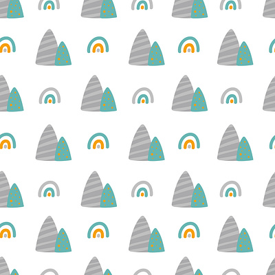 hill pattern artwork fabric design fabric pattern illustration pattern