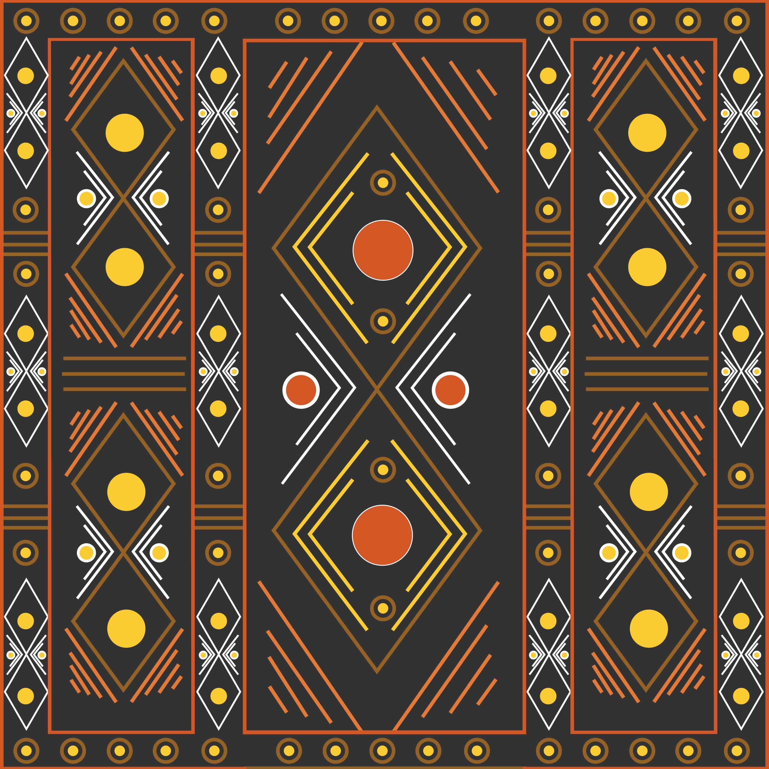 Art pattern by The Graphics Hut on Dribbble