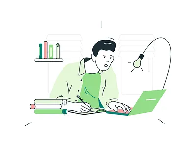 Nick Illustrations ✌️🍝💻 character colorful design illustration kapustin online resources set study university vector work zoom