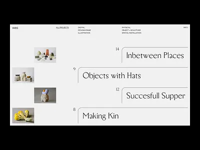W&S Art Project art ui web webdesign