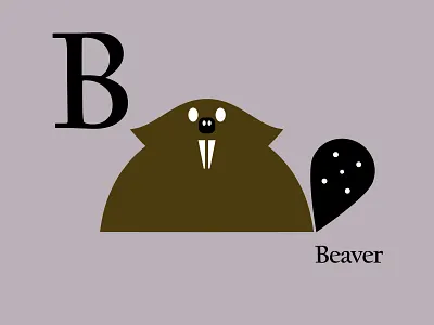 Letters of the Alphabet - B alphabet animal animallogos animals appicons applogos beaver beaverlogos beavers cleanlogos emblems favicons icons logos marks minimallogos modernlogos simplelogos symbols whatsnew