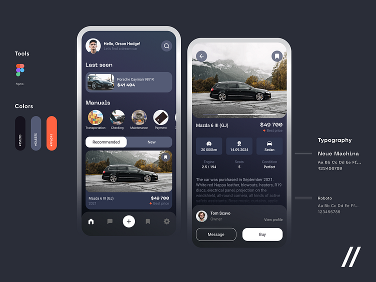 Used Car Marketplace by Stanislav Lebedev for Purrweb UI/UX Agency on