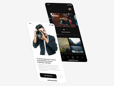 BitGraphy - Mobile App UI. 3d animation app branding design designing dribbble graphic design icon illustration logo minimal motion graphics popular trending typography ui ux vector web