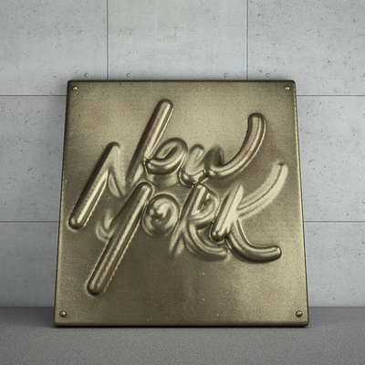 New York 3d art dawlymjaramillo graphic design typography