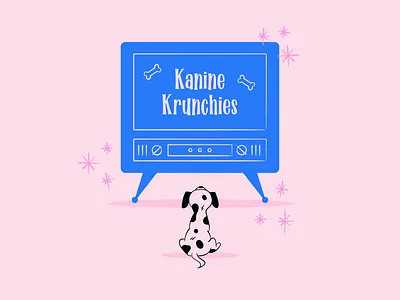 Inktober 08 / Watch dalmatian dog illustration inktober line tv vectober watch