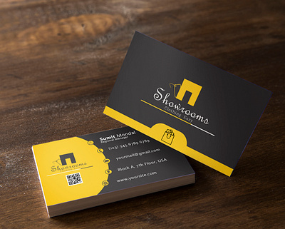 Clothing Showroom Business Card Design amazing business card branding business card business card stationery business card design clothing showroom corporate identity creative business card design graphic design luxury business card modern business card premium business card stunning business card unique business card visual identity
