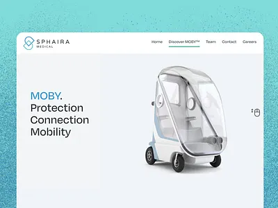 Sphaira Medical 3-D model 3d illustration 3d model branding design medical design web design