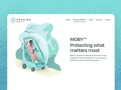 Sphaira Medical Web snapshot branding creative digital art graphic design illustration medical illustration texture ui web design