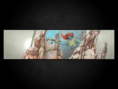 Skyline Sleep / Drawing 5 illustration piotr antkowiak