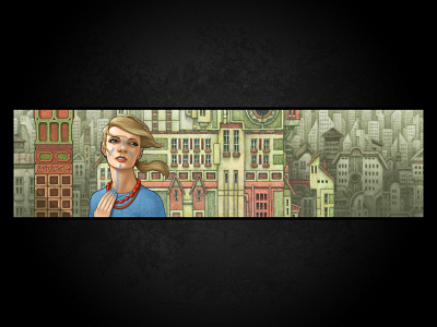 Skyline Sleep / Drawing 6 illustration piotr antkowiak