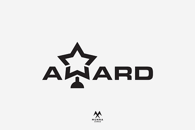 Award logo award award logo bold branding clever logo creative award logo graphic design icon illustration logo logo design minimal prize simple visual