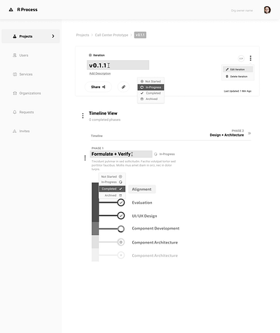 R Process - Admin raidon rprocess