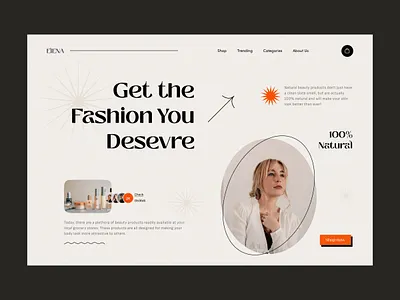 Fashion web ui fashion web fashion website landing page onixlab ui ui designer ux web ui website ui