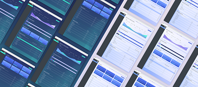 Data visualization for an e-learning SaaS web application concept testing dark mode data data visualization design graphic design interaction design light mode ui ux web website