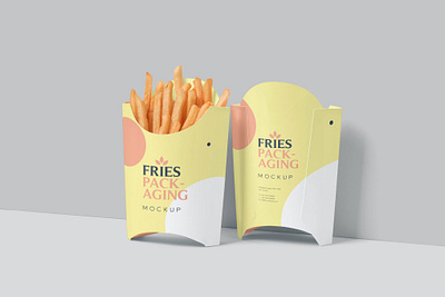 Fries Box Mockups box box mockup branding carry design food mockup free freebie fries fries box identity illustration mock up mockup mockups pack packing photoshop takeaway takeout