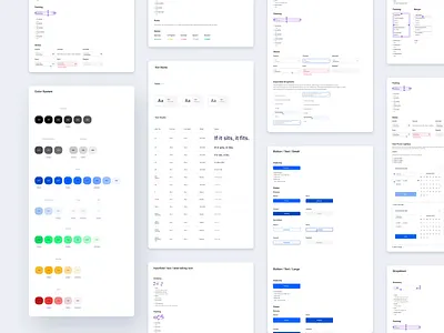 Styleguide for German fintech color palette design system fintech style rules styleguide ui ux