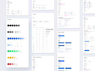 Styleguide for German fintech color palette design system fintech style rules styleguide ui ux