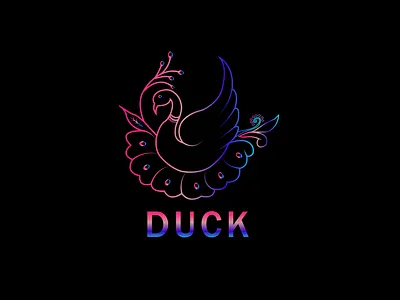Duck Logo Design animal brand design branding company logo creative logo design duck duck logo design graphic design latter logo logo logo design minimal logo design modern logo design
