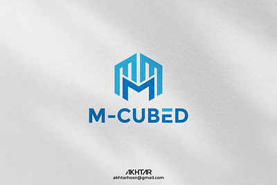 M-CUBED Startup Logo food beverage logo