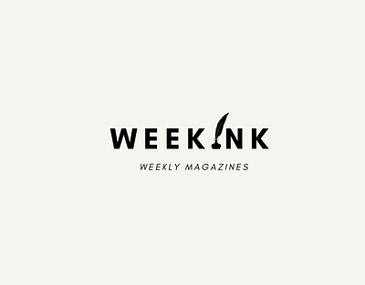 WEEK INK graphic design logo