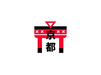 Kyoto branding daily design flat illustration japan kyoto minimal vector
