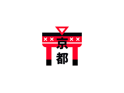 Kyoto branding daily design flat illustration japan kyoto minimal vector